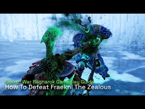 How To Defeat Fraekni The Zealous (FRÆKNI) - God of War Ragnarok Gameplay Guide
