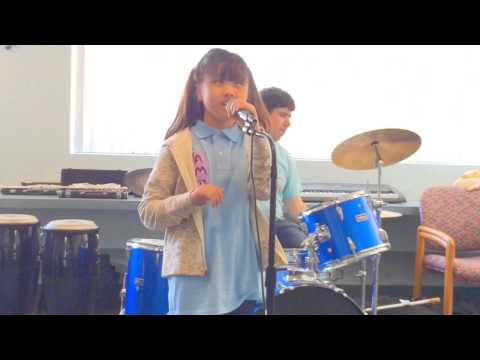 Dorothy Cho rehearsing Cool Breezes (Rachel Flowers) for AMB Winter Concert