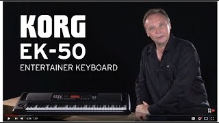 Korg EK-50 - Video