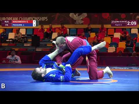 BRONZE Men-Gi - 84 kg: S. MAGOMEDOV (RUS) v. J. PASQUINI (ITA)