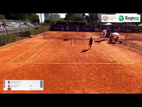 Francisca Jorge/Matilde Jorge vs. Mariana Drazic/Sara Lança, QF main draw Del Monte Lisboa Belem...
