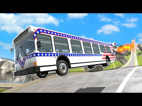 Hitting MEGA RAMP Jumps in Strange Cars! - BeamNG Multiplayer Mod