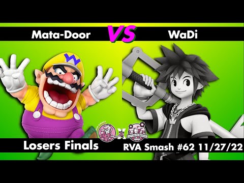 RVA Smash #62: Mata-Door (Wario) vs WaDi (Sora) - LOSERS FINALS - Super Smash Bros Ultimate SSBU