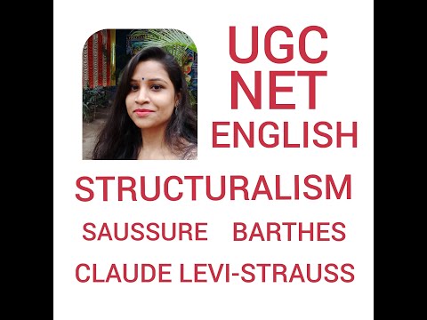 Structuralism part 2 Barthes & Levi Strauss #ugcnetenglish #literarytheory