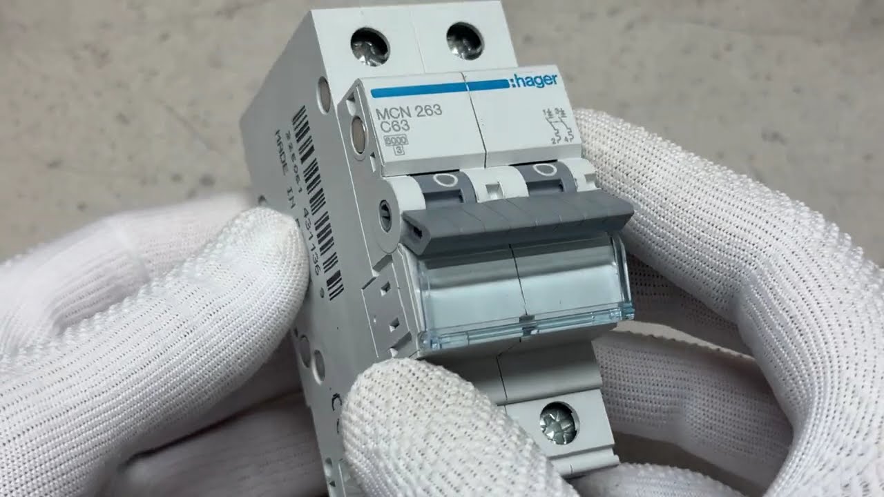 Автоматический выключатель Hager MCN263 С 2p 63А