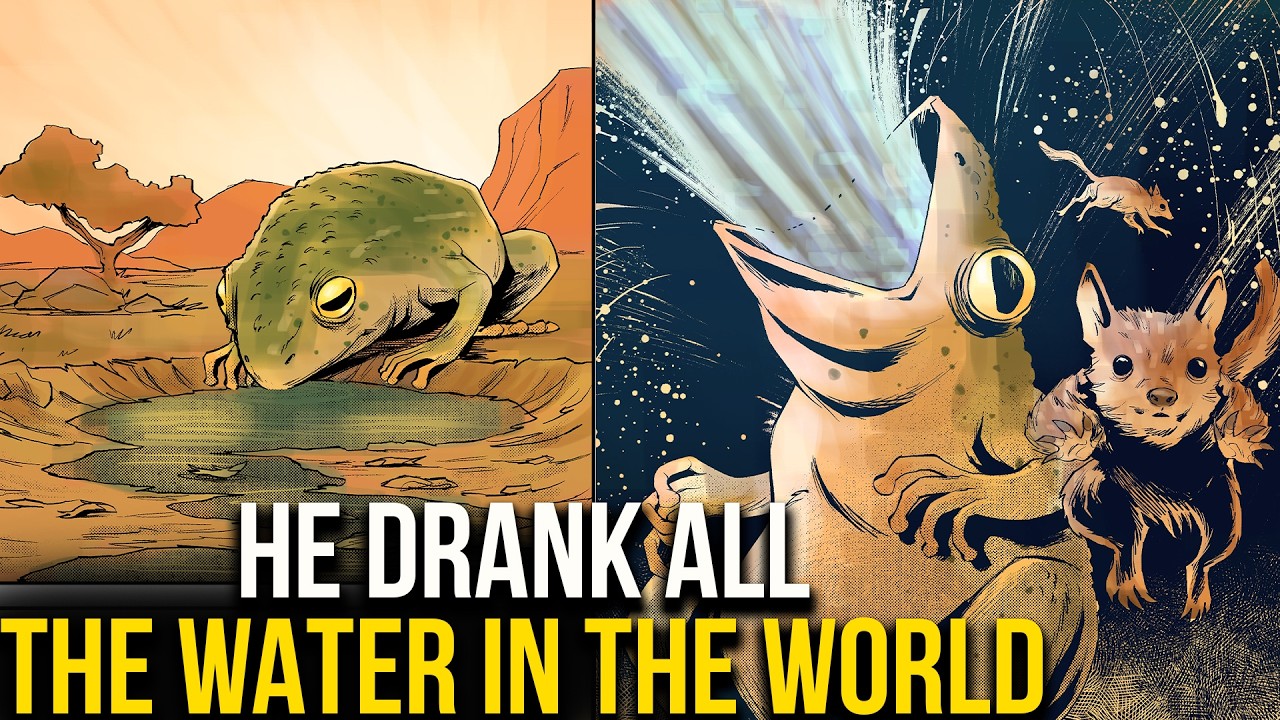 The Legend of the AMAZING Frog Who Drank All the Water in the World - Tiddalik - Australian Folklore