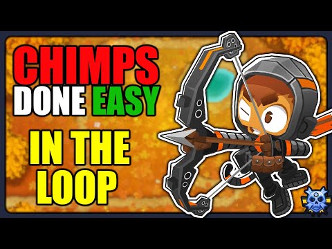 IN THE LOOP - CHIMPS | Easy Strategy for Black Border | BTD6
