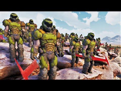 DOOM SLAYER vs 6,000,000 DEMONIC ARMY - Ultimate Epic Battle Simulator 2 UEBS 2