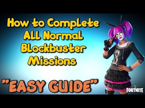 How to Complete All Normal Blockbuster Missions - Fortnite Season 10 Week 5 Full Gameplay Guide