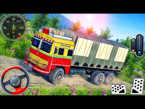 Indian Cargo Truck Driver Simulator 3D - Offroad Real Lorry Truck Driving - Android GamePlay