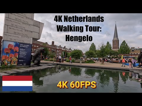 4K Netherlands Walking Tour: Hengelo