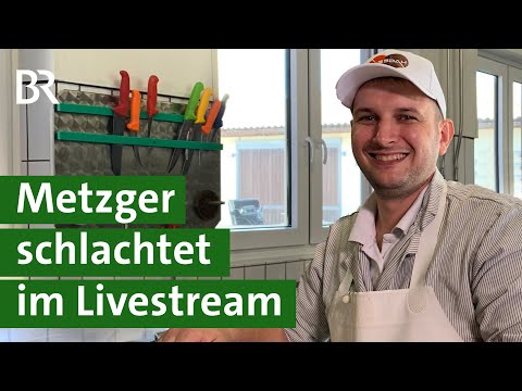 Metzger geht viral! Videos auf TikTok zum Schlachten und Zerlegen | Unser Land | BR