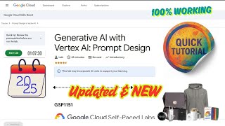 Download the video "[NEW] Generative AI with Vertex AI: Prompt Design || GSP1151 || #qwiklabs #arcade #hack2skill #genai"