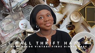 THRIFT HAUL incredibly chic things I found at the thrift store *everything I thrifted in october*