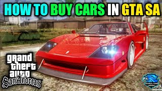 How to Buy Cars in GTA San Andreas. Car buying Tutorial.