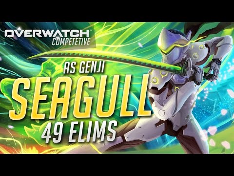 (4576 SR) NRG Seagull on Lijang Tower as Genji [49 Elims]