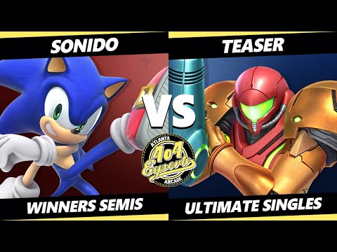 4o4 Smash Night 25 Winners Semis - Sonido (Sonic) Vs. Teaser (Samus) SSBU Ultimate Tournament