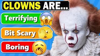 Tier List: Fears | What scares you? 🫣😱