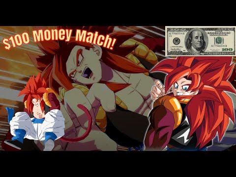 DBFZ East Coast champion(Nitro) challenged me to a 100$ MM w SSJ4 Gogeta.. and This is what happened