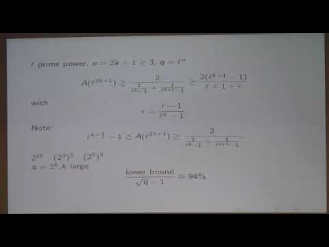 Alp Bassa / Rational points on curves over finite fields and Drinfeld modular varieties
