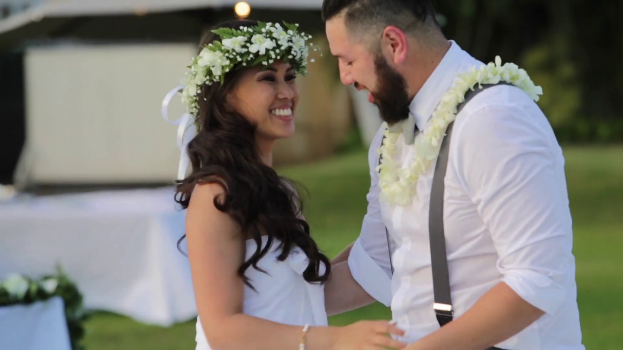 Wedding film at Lanikūhonua Cultural Institute in Ko Olina, Oahu