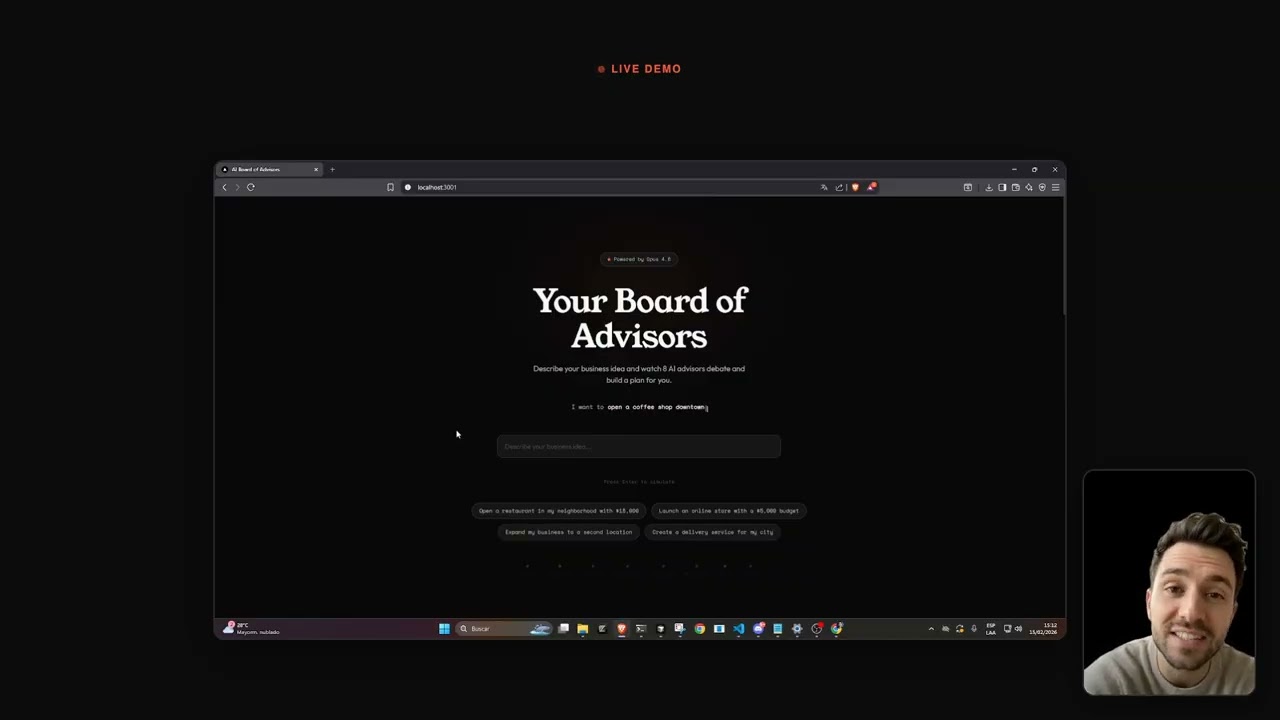Board of Advisors project preview