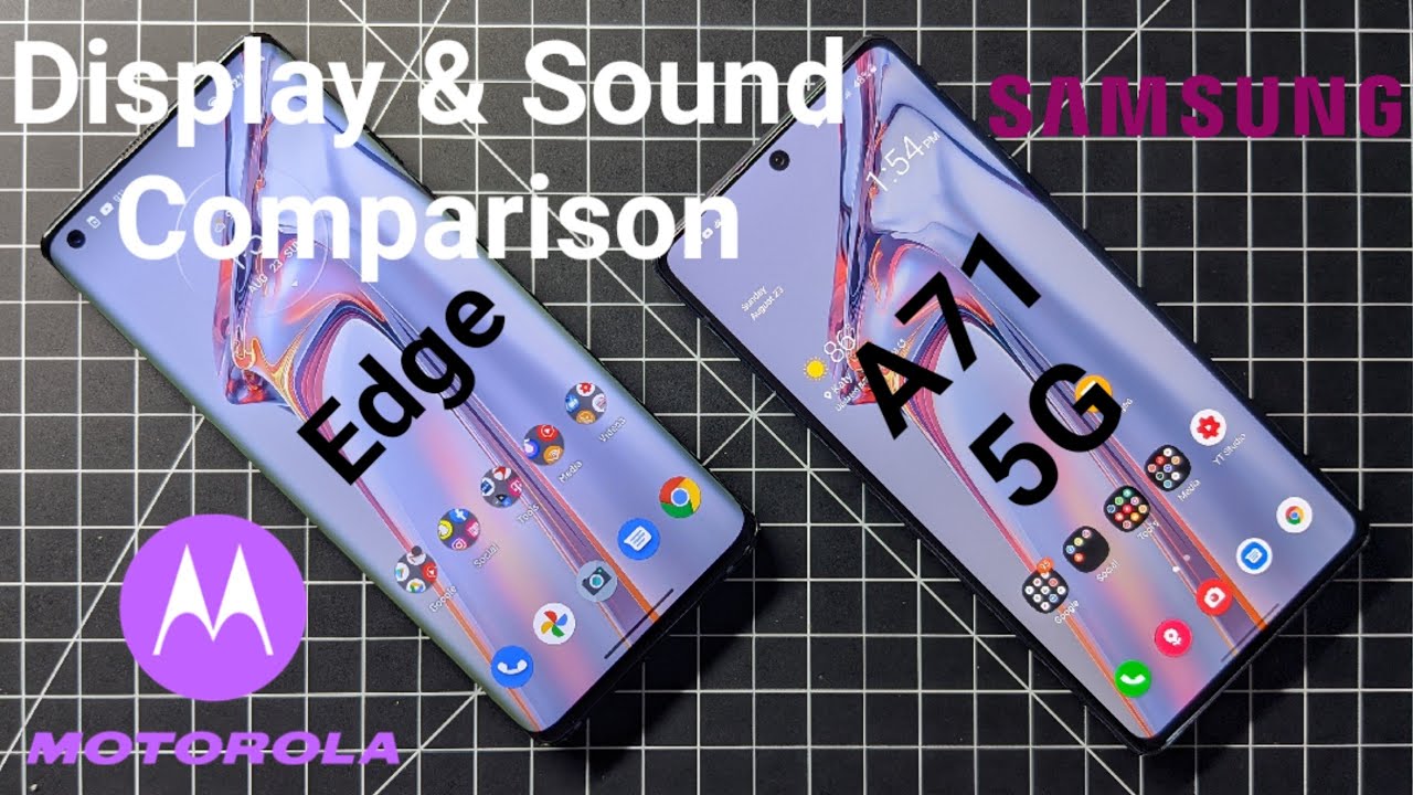 Motorola Edge vs Samsung Galaxy A71 5G | Display & Sound Comparison