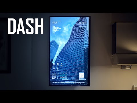 Digital Dashboard/Calendar for Smart Homes DIY