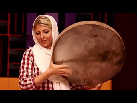 دف نوازی عسل ملک زاده