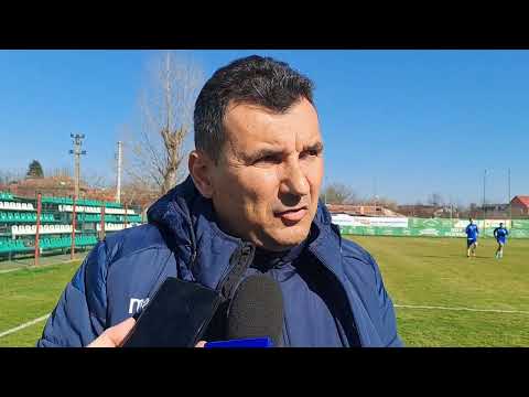 Cosmin Petruescu după meciul amical cu CSC Dumbrăvița 1-1 ( 17.02.2024 )