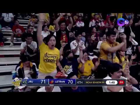 Shawn Argente brings JRU the lead with under 2 minutes in the game!