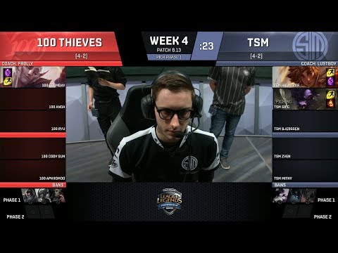 100T vs TSM | WEEK 4 DAY 1 - NA LCS SUMMER 2018 | 100 Thieves vs Team SoloMid