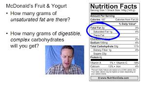 Analyzing Nutrition Labels