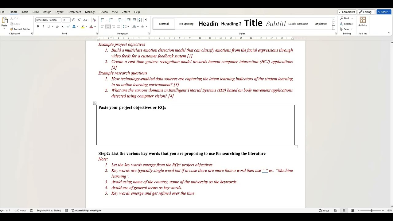 Systematic Literature Review (Part 1)