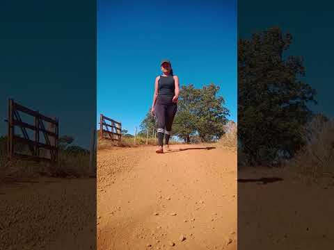 Caminhada sertaneja Comunidade Santa Rita município Vianópolis Goiás Brasil