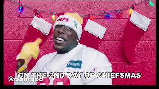 Kansas City Chiefs player sings 🎶 On the first day of Chiefsmas... 🎶