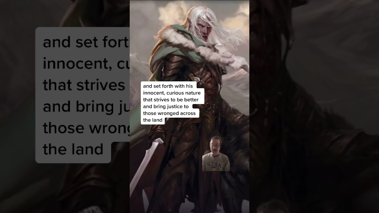 D&D Adventure: Dark Elf Ranger | #greenscreen #drow #elves #elf #drizzt