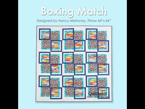 Boxing Match Quilt Kit