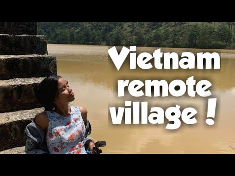 Motorbike trip to Vietnamese village in the Mountains.