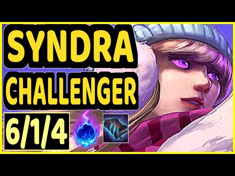 PRAEDYTH (SYNDRA) - 6/1/4 KDA CHALLENGER GAMEPLAY - OC