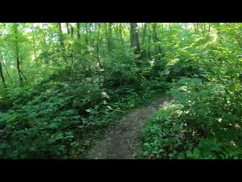 John Bryan State Park Mountain Biking with Bike Failure.  GoPro 1080P