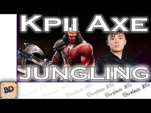 TI6 | Newbee.kpii Axe jungle | 7 MIN VANGUARD | 11 MIN BLINK DAGGER