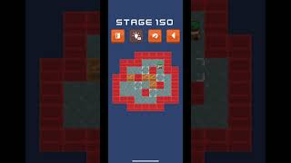 Sokoban Push Puzzle - Stage 150 #blockpuzzle #puzzler #puzzlemaster #game #puzzlesolving #level