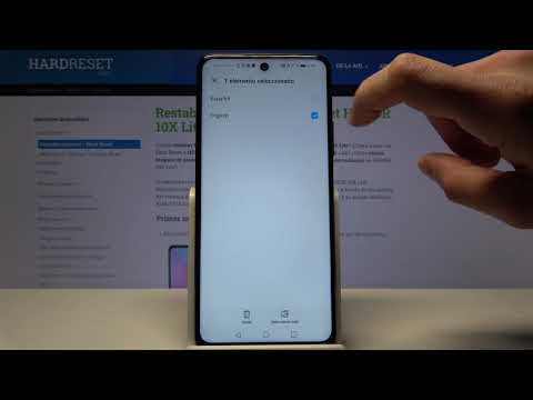 Cómo poner el HONOR 10X Lite en español - cambiar el idioma