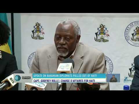 Update On Bahamian Diplomats Pulled Out Of Haiti