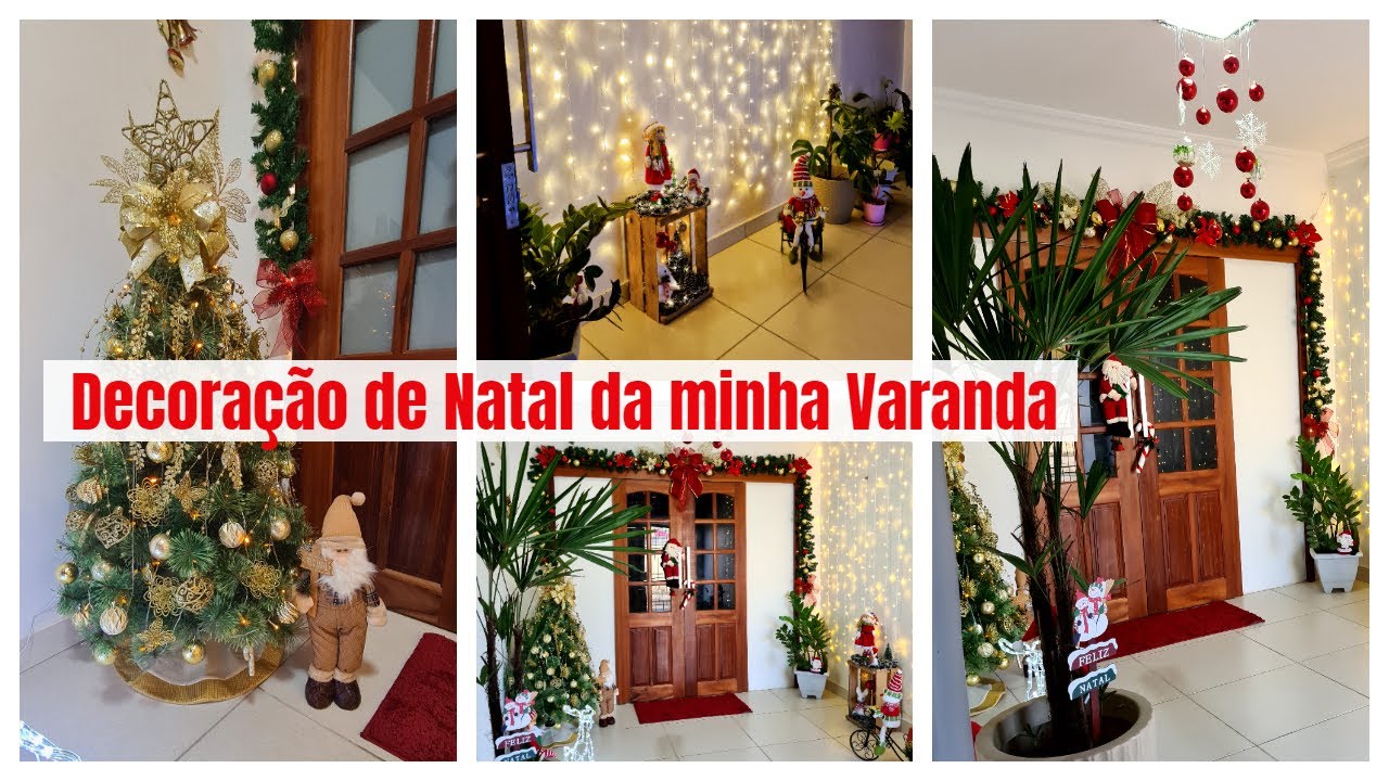 DECORANDO MINHA VARANDA PARA O NATAL  || Ficou Tudo Muito Lindo #NATAL2020