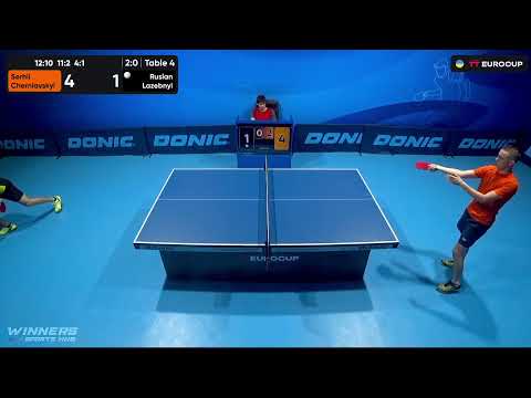 10:20 Serhii Cherniavskyi - Ruslan Lazebnyi 13.08.2023 TT Euro.Cup Ukraine Star. TABLE 4