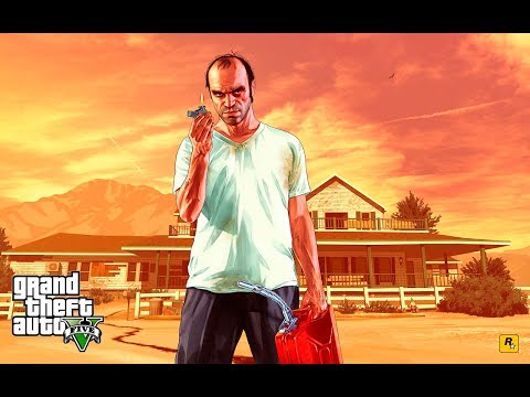 Grand Theft Auto V. Игра в теннис. Настоящая битва! Tennis game. A real battle!