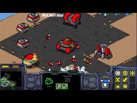 Starcraft Cartooned Terran Campaign part 4 Mission 7-8