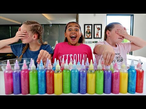 3 COLORS OF GLUE SLIME CHALLENGE!! Best Slimes Edition